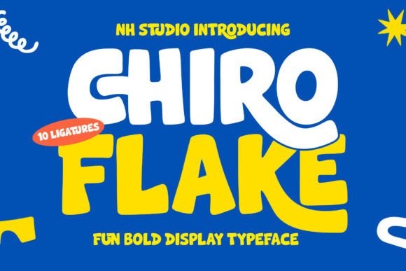 Chiro Flake: The Bold, Playful Typeface for Instant Impact