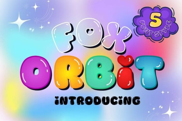 Fox Orbit: A Playful Bubble Font for Bold Branding