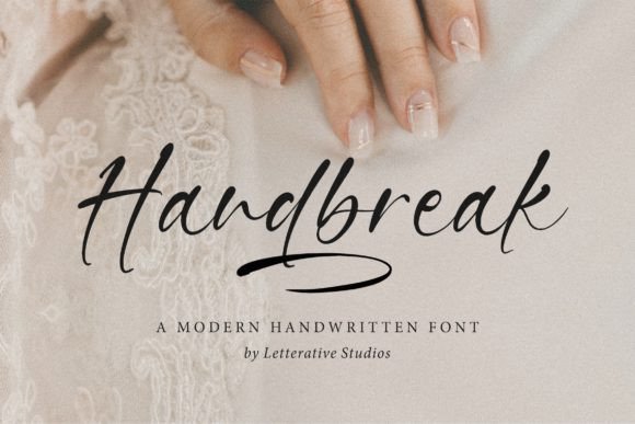 Handbreak: A Modern Handwritten Font for Every Creative Project