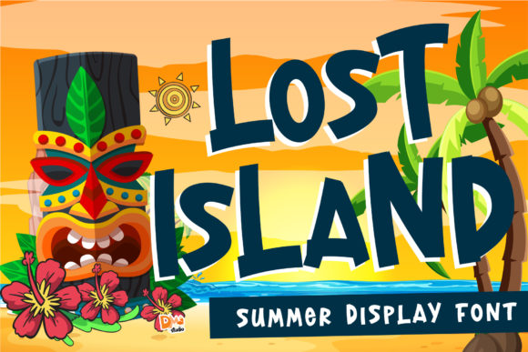 Lost Island Font: Bold, Chunky Display Typography for Impactful Design