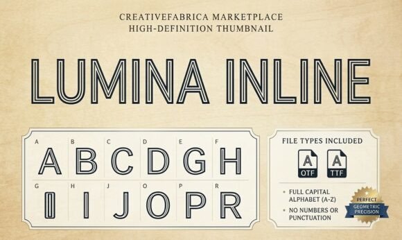 Lumina Inline: A Modern Font for Crisp, Contemporary Designs