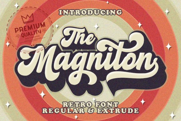 Magniton: Bold Handwritten Character for Modern Design