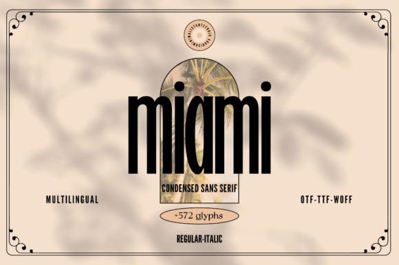 Miami: Redefining Modern Sophistication in Sans Serif Typography