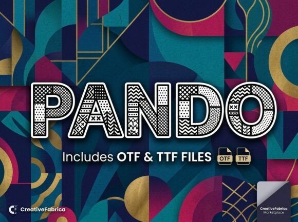 Pando: The Bold Typeface for Global & Geometric Branding