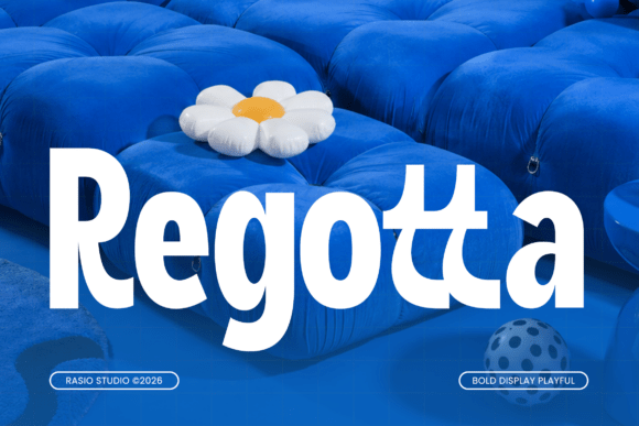 Regotta: The Bold, Playful Display Font for Modern Brands