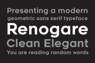 Renogare: A Guide to This Clean and Elegant Sans Serif