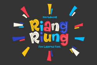 Riangriung: The Playful Display Font for Vibrant Projects