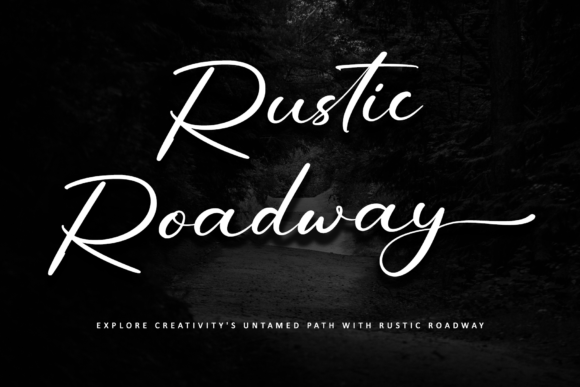 Rustic Roadway: Infusing Your Designs with Handwritten Charm