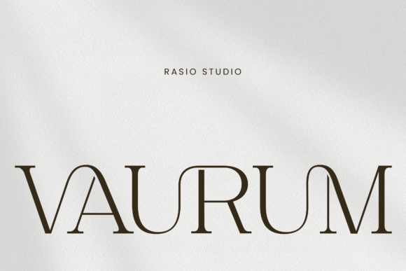Vaurum: A Modern Serif for Luxury Branding